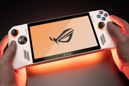 Console portable ASUS ROG Ally avec interface gaming active