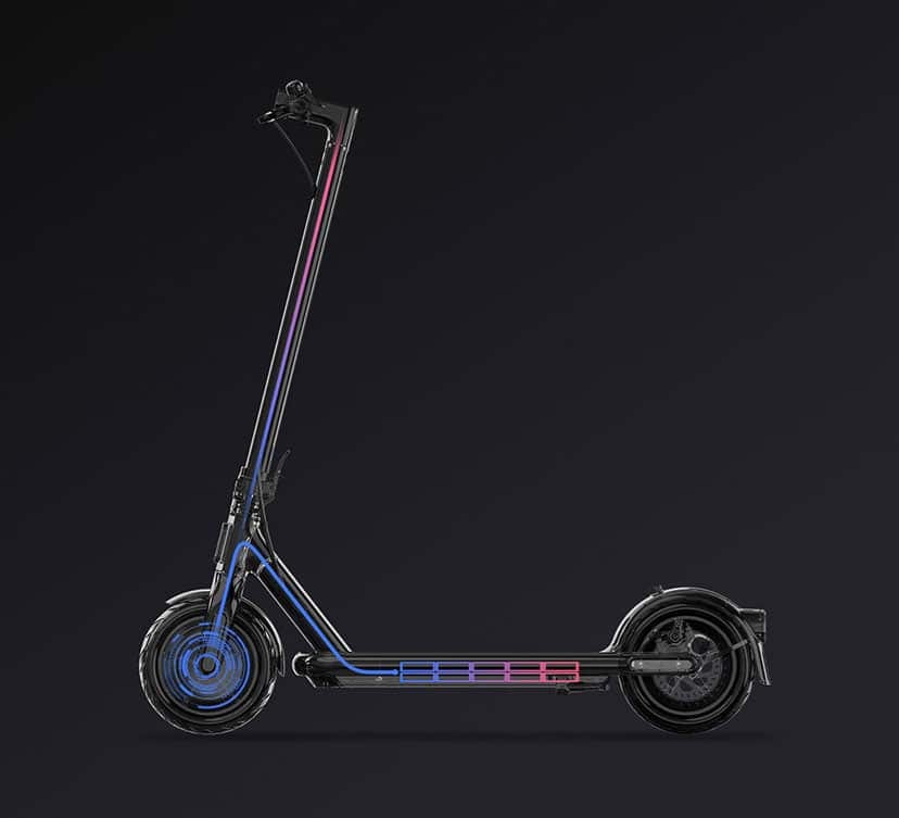 Acheter Xiaomi Scooter 4 Pro au meilleur prix Deck large et confortable du Xiaomi Electric Scooter 4 Pro