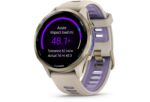 Montre Garmin Forerunner 970 Or Titane avec écran AMOLED vue avant