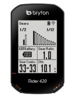 GPS Bryton Rider 420 utilisé pendant une sortie cycliste