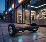Vue rapprochée des roues 6,5 pouces du Megamotion A03