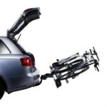 Porte-vélos Thule EuroWay G2 noir et aluminium monté sur véhicule
