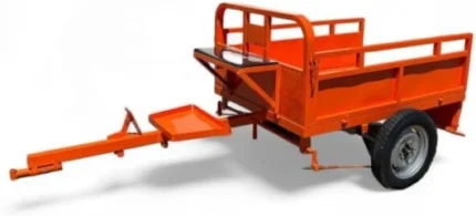 Remorque agricole robuste 450 kg pour transport de matériaux