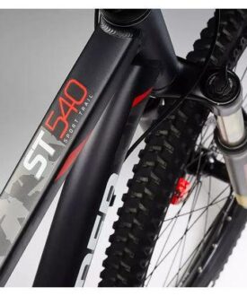 Rockrider ST 540 V2 VTT semi rigide bleu noir 27.5 pouces