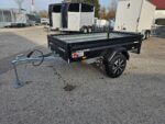 Remorque Brenderup 1205S noire avec système basculant intégré