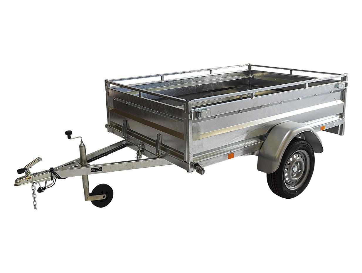 ERDE LC 251 F remorque utilitaire fiable pour artisans et professionnels Remorque utilitaire ERDE 251 F pour transport professionnel de matériaux
