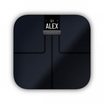 Vue rapprochée de la Garmin Index S2 Noir