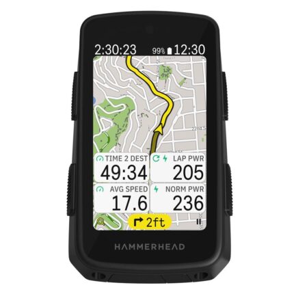 GPS Hammerhead Karoo 3 utilisé pendant une sortie cycliste