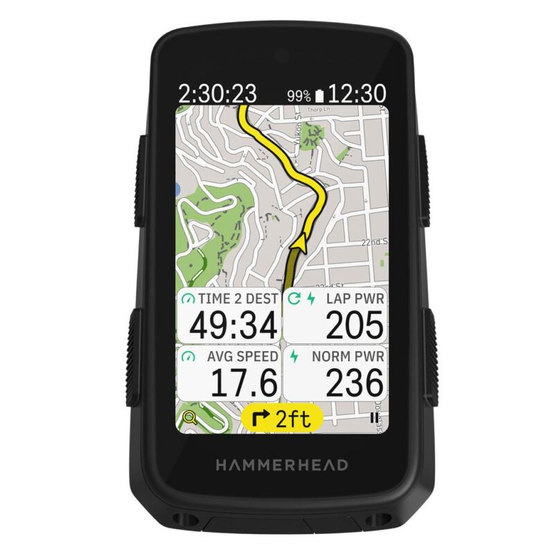 GPS Hammerhead Karoo 3 utilisé pendant une sortie cycliste