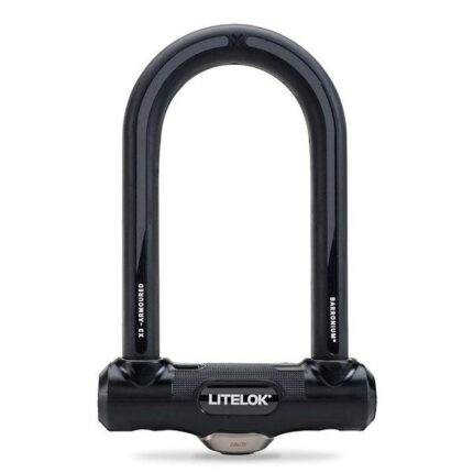 Litelok X1 installé sur un vélo électrique en stationnement