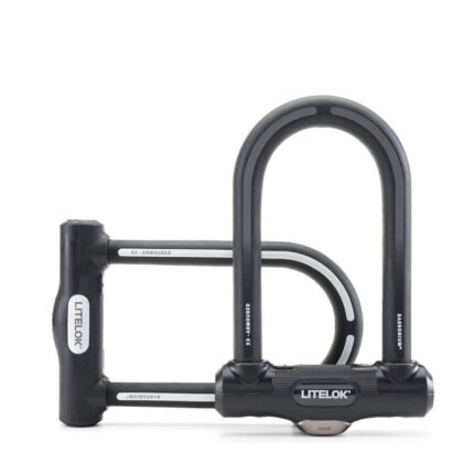 Litelok X1 utilisé pour sécuriser un vélo urbain moderne