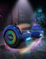 Hoverboard Megamotion A03 avec LED colorées vu de face