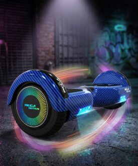 Hoverboard Megamotion A03 avec LED colorées vu de face