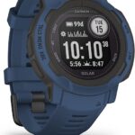 Garmin Instinct Solar bleu avec recharge solaire Power Glass