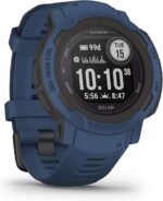 Garmin Instinct Solar bleu avec recharge solaire Power Glass