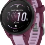 Garmin Forerunner 165 Music Rouge Berry avec affichage sportif actif