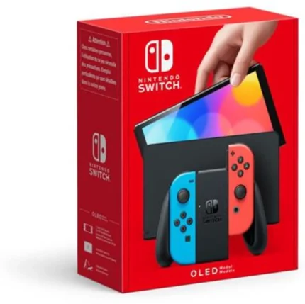 Nintendo Switch OLED installée sur sa station d’accueil