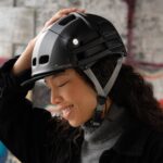 Casque vélo Overade PLIXI LUM avec système lumineux magnétique