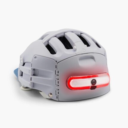 Vue latérale du casque pliable Overade PLIXI LUM avec lumière LED