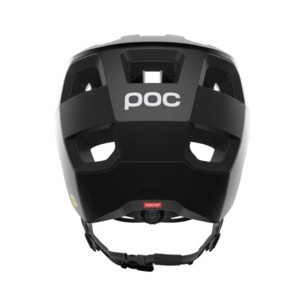 Casque POC Kortal Race MIPS noir vu de face