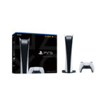 Console PlayStation 5 Édition Digitale blanche vue de face