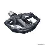 Shimano PD-EH500 installées sur un vélo gravel