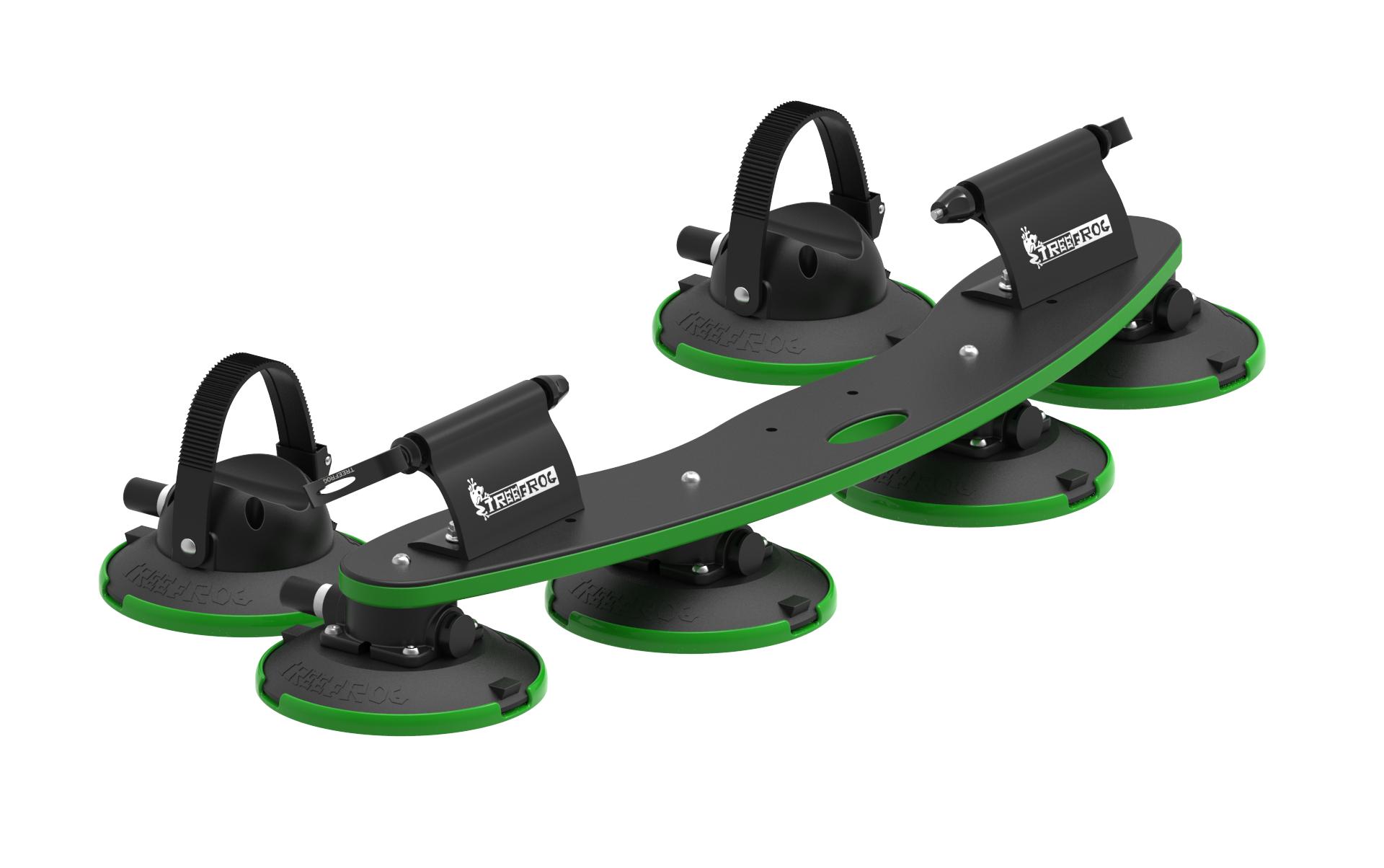 Porte-vélos TreeFrog Pro 2 pour transport sécurisé Porte-vélos TreeFrog Pro 2 fixé sur toit de voiture