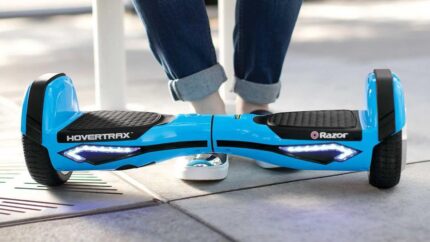 Vue rapprochée des LED du Razor Hovertrax 2.0
