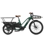O2feel Equo 4.1 vert kaki avec porte-bagages arrière allongé