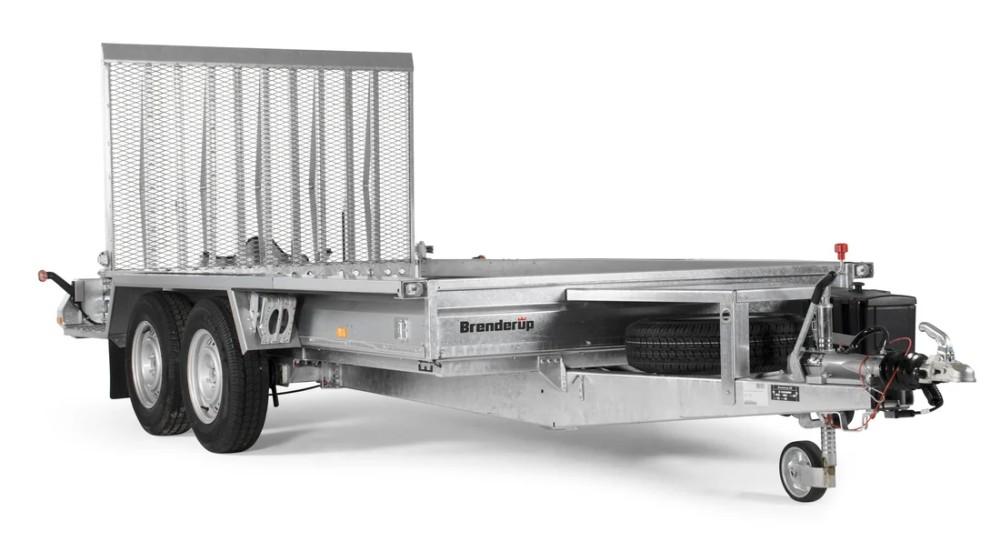Transportez vos engins en toute sécurité avec une remorque Brenderup Plateau porte-engin Brenderup avec système de chargement sécurisé