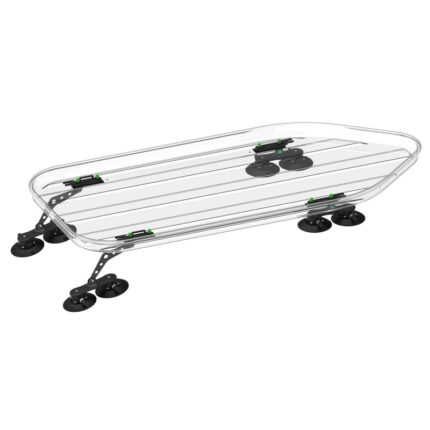 Vue latérale du TreeFrog 22X monté sur une voiture