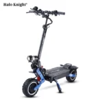 Vue latérale de la trottinette Halo Knight T108 avec pneus 10 pouces