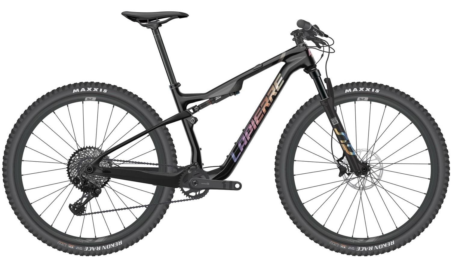 VTT cross-country Lapierre XR 9.9 carbone SRAM XX1 Eagle VTT Lapierre XR 9.9 sur parcours cross-country technique