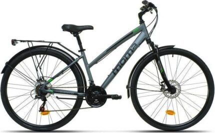 Vélo trekking Shimano 21V Moma Bikes pour randonnée longue distance