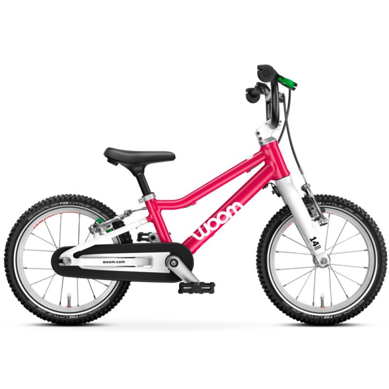 Woom GO 2 vélo enfant léger et sécurisant dès 3 ans Woom GO 2 vélo enfant 14 pouces pour apprentissage du pédalage