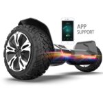 Gyroor Warrior utilisé sur un chemin tout-terrain