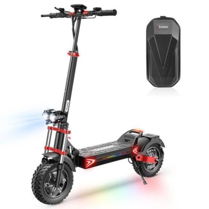 Trottinette électrique iScooter iX8 avec éclairage LED avant puissant